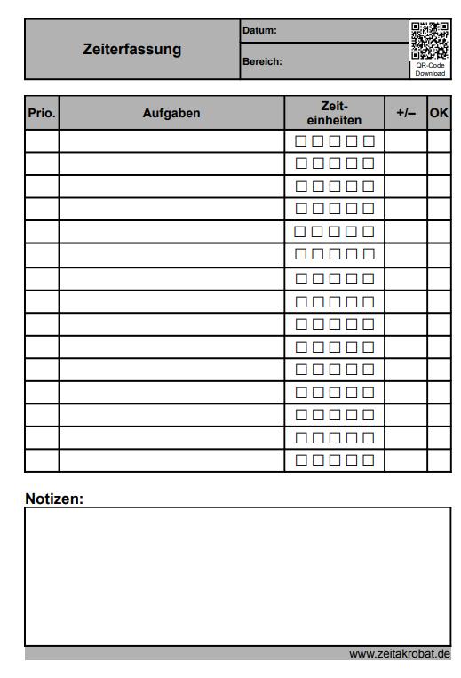 To do Listen Zeitakrobat